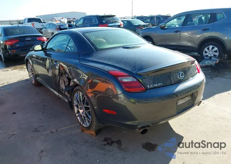 2006 Lexus Sc 430 z USA, uszkodzony, nr VIN JTHFN48Y369009257